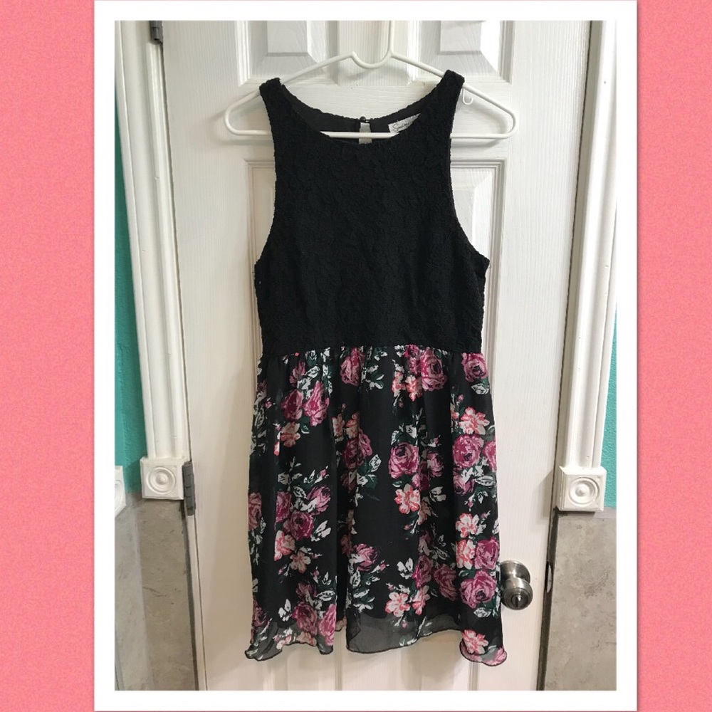 Black Floral Dress